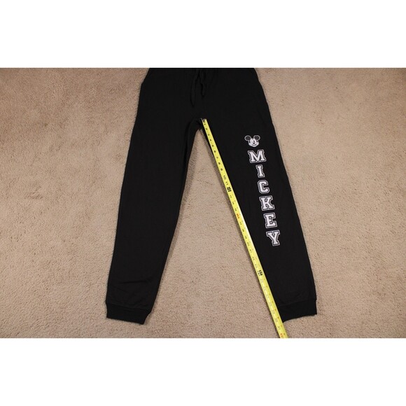 Disney Mickey Mouse Men's Mickey Wink Banded Bottom Pajama Pants (M) Black NWOT - Picture 6 of 8